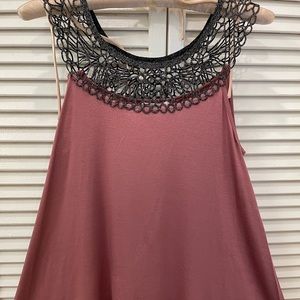 Lovely Kenar sleeveless top with embellished neckline. Size L